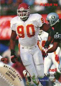 Neil Smith Kansas City Chiefs 1996 Fleer NFL #68